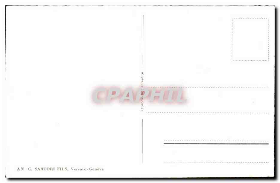 Suisse - Schweiz - Geneve - Rue du Mont Blanc - Les Hotels - CPA  — Rückseite