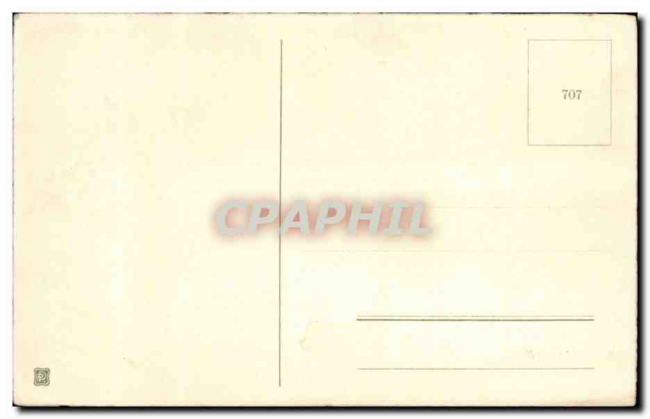 Arts - Tableaux - Country Church - CPA  — Verso