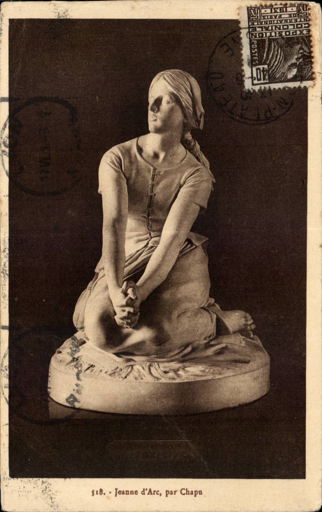 Arts - Sculpture - Jeanne d'Arc - CPA 