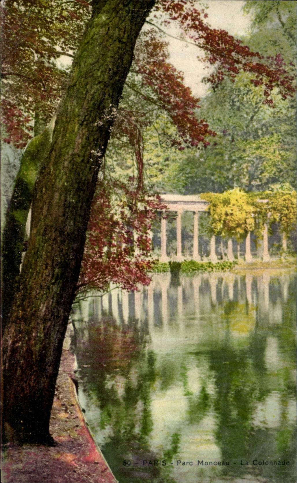 Paris - 8 - Parc Monceau - Arts - Petit Tableau CPA 