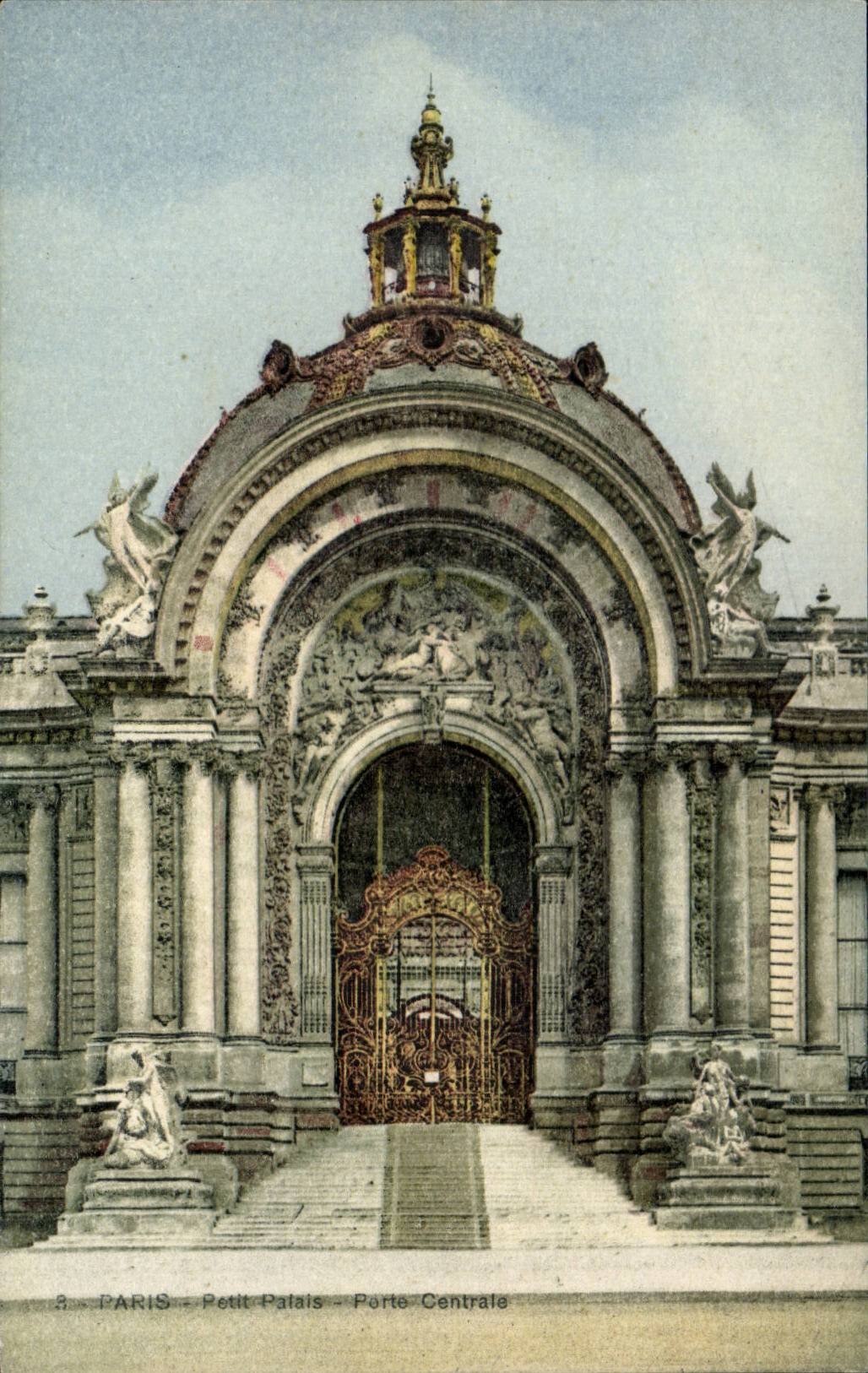 Paris - 8 - Petit Palais - Porte Centrale - CPA 
