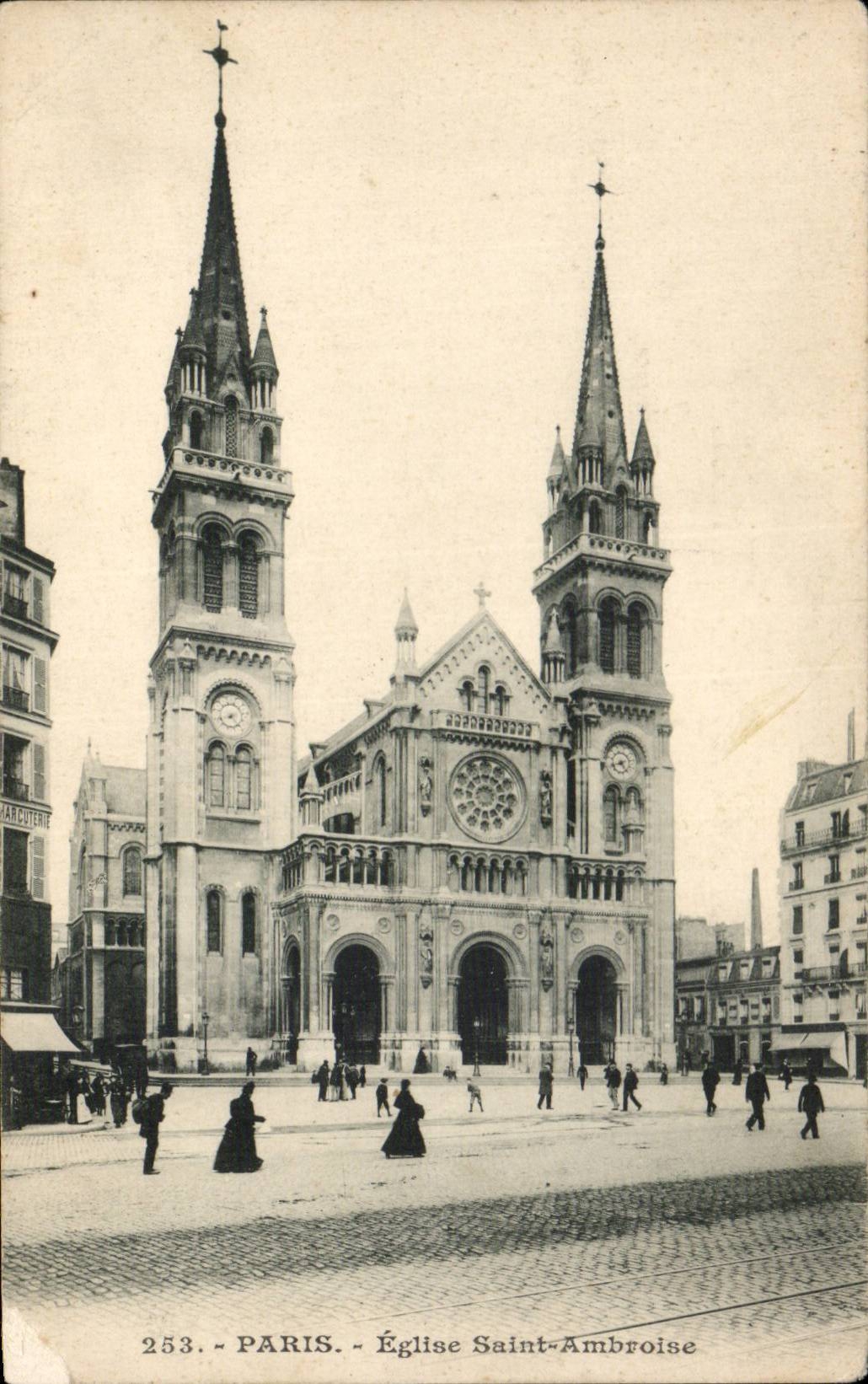 Paris - 11 - Eglise Saint Ambroise - CPA 