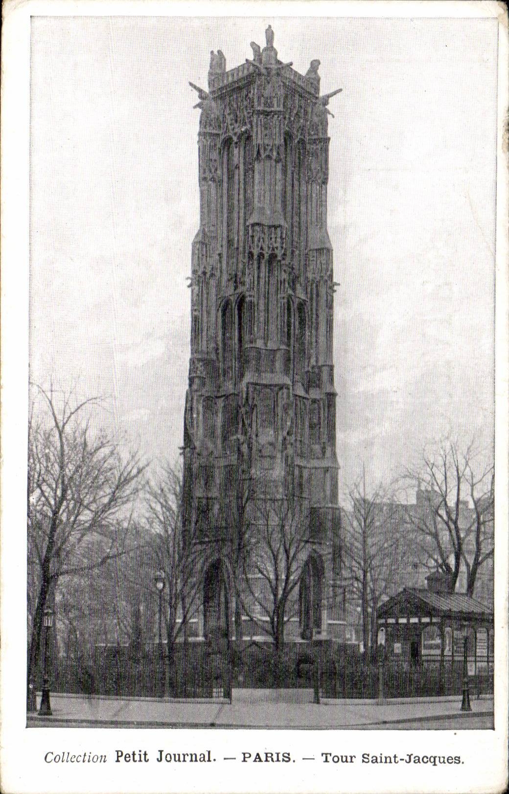 Paris - 4 - Tour Saint Jacques - Collection Petit Journal - CPA 