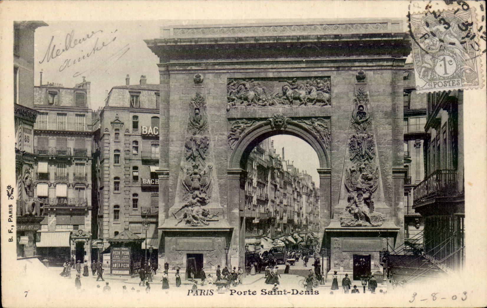 Paris - 10 - Porte Saint Denis - CPA 