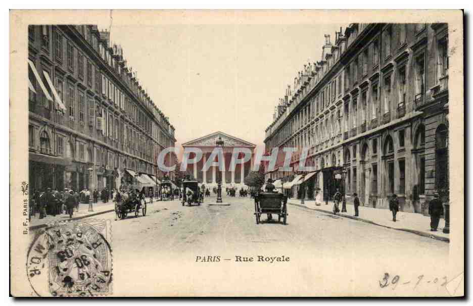 Paris - 1 - Rue Royale - CPA 