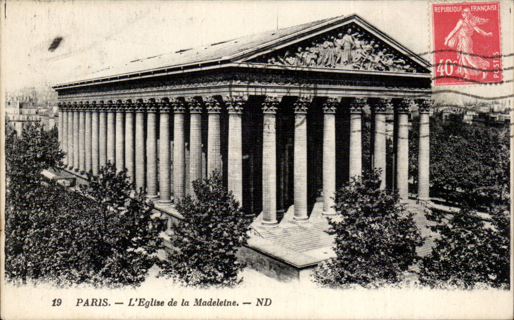 Paris - 8 - L'Eglise de la Madeleine - CPA 