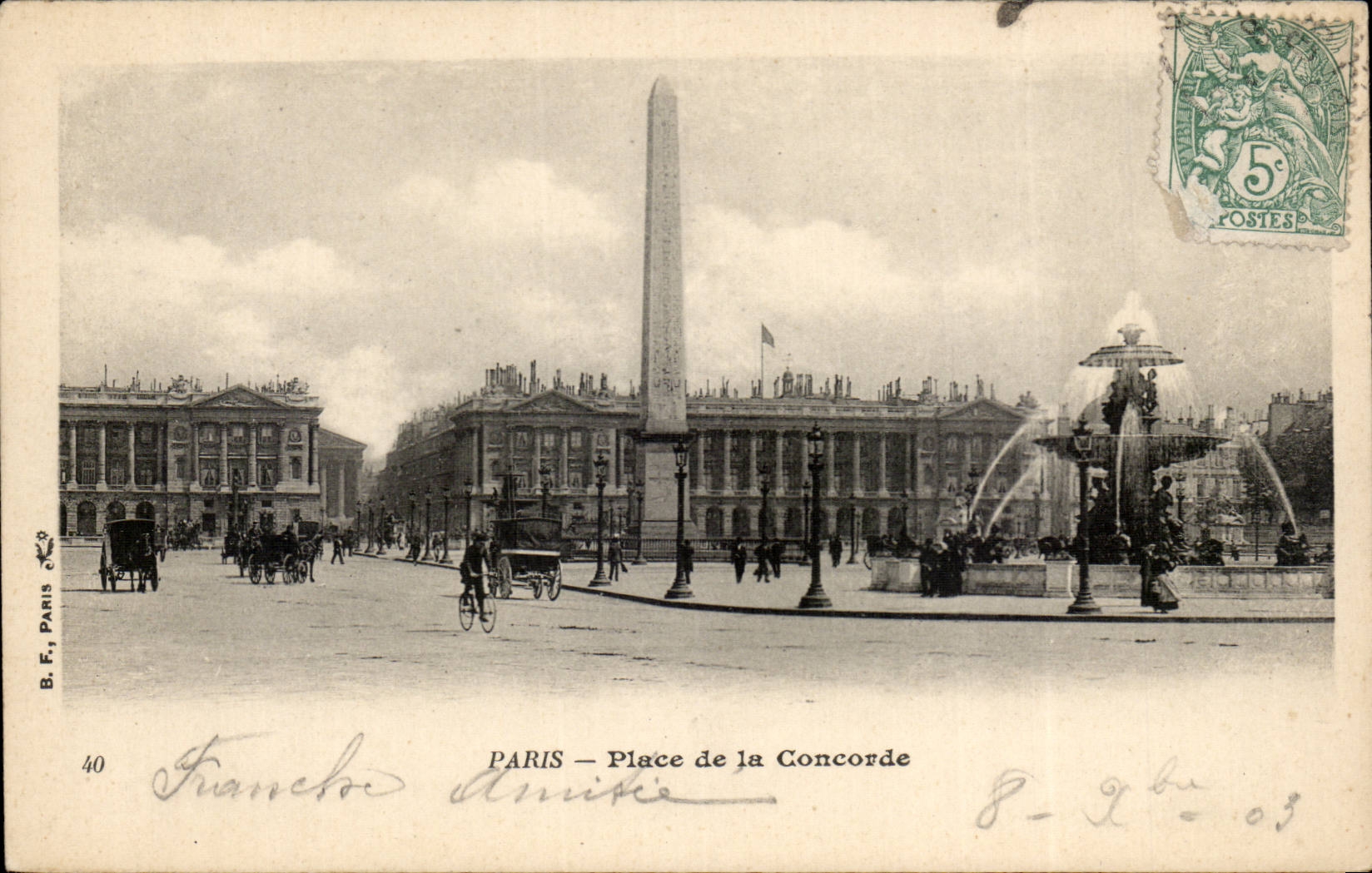 Paris - 8 - Place de la Concorde - CPA 