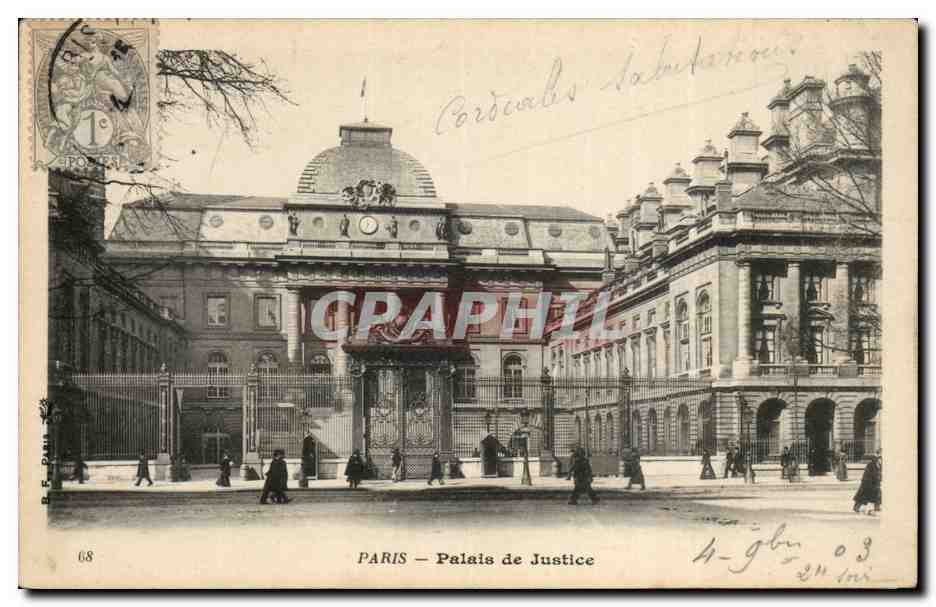 Paris - 1 - Palais de Justice - CPA 