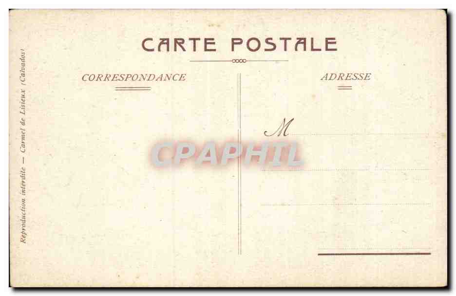 Christianisme - Religion - St Therese de l'Enfant Jesus - CPA  — Back