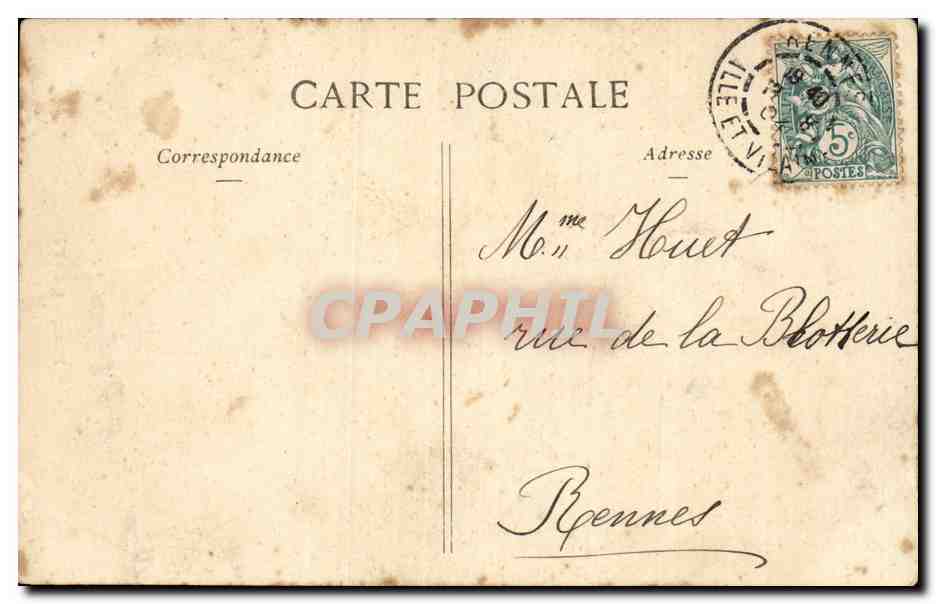 Fantaisie - Enfant - Cute little girls with flowered hats - CPA  — Verso