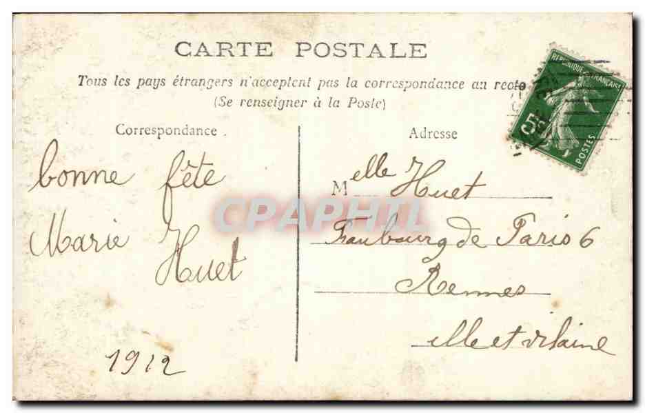 Fantaisie - Enfant - Little girl with happy daisies - - CPA  — Rückseite