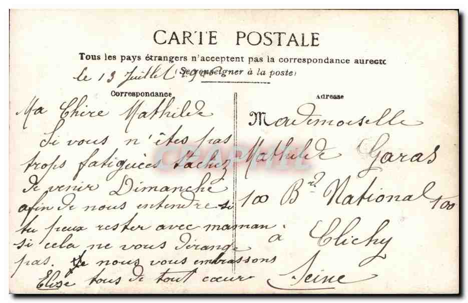 Fantaisie - Femme - Proud Woman - CPA  — Verso