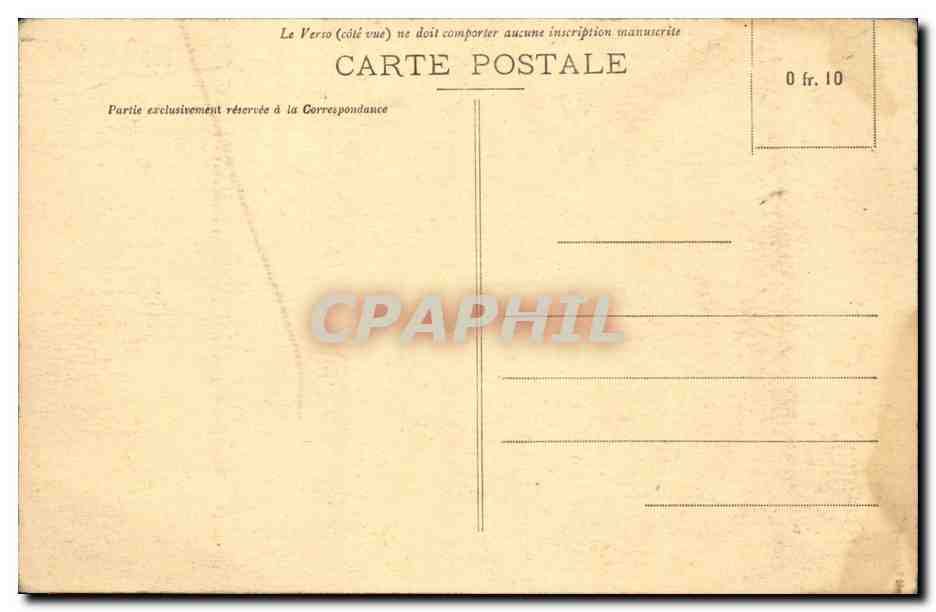 Fantaisie - Femme - Danse - La Clairiere - CPA  — Verso
