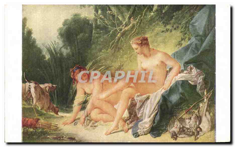 Arts - Tableaux - Boucher - Louvre - Paris - chien - CPA 