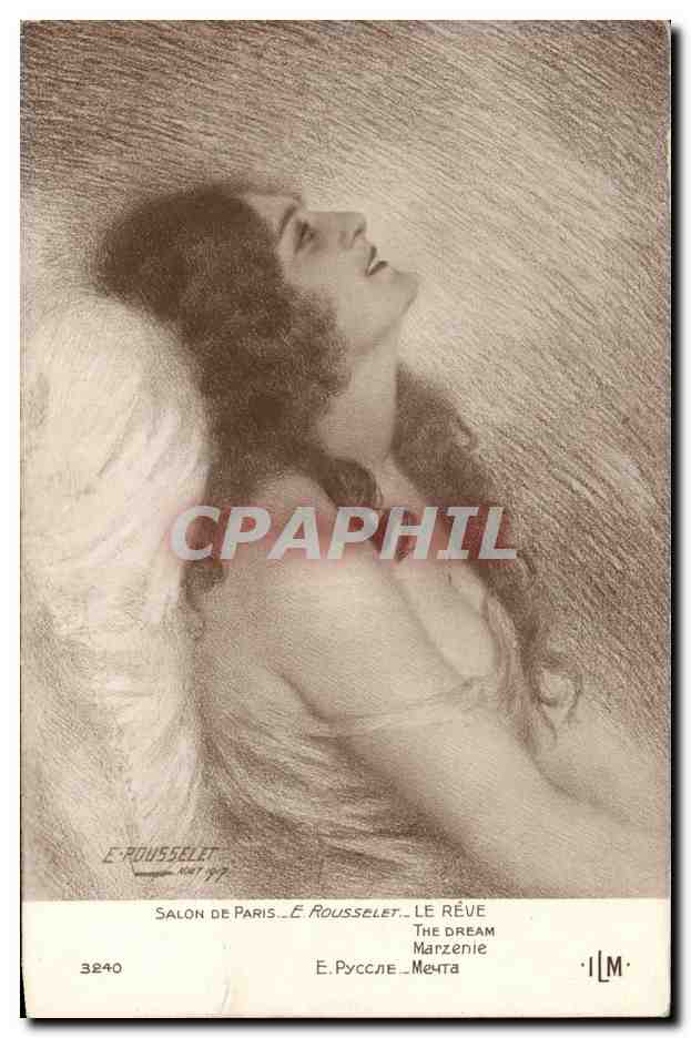 Arts - Tableaux - Salon de Paris - Rousseau - Le Reve - CPA 