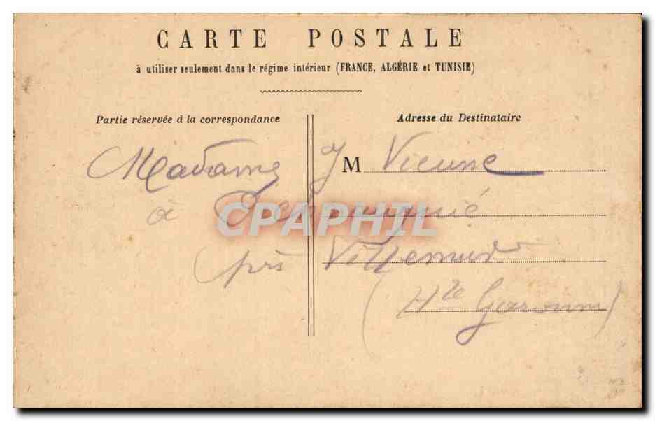 Paris - Theatre de la Comedie Francaise - CPA  — Rückseite