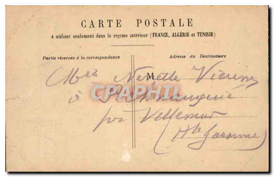 Paris - 8 - Le Petit Palais - CPA  — Verso
