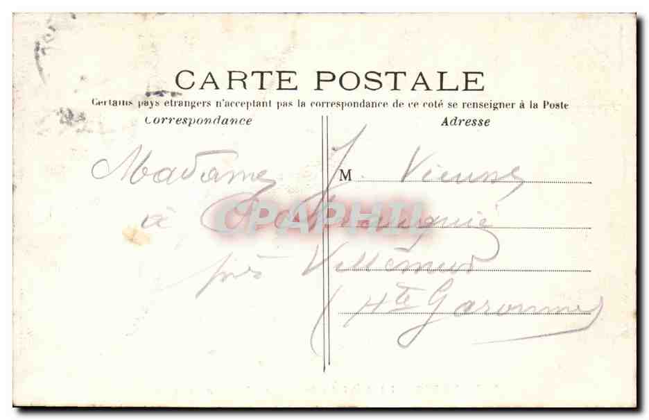 Paris - 7 - Hotel des Invalides - CPA  — Rückseite