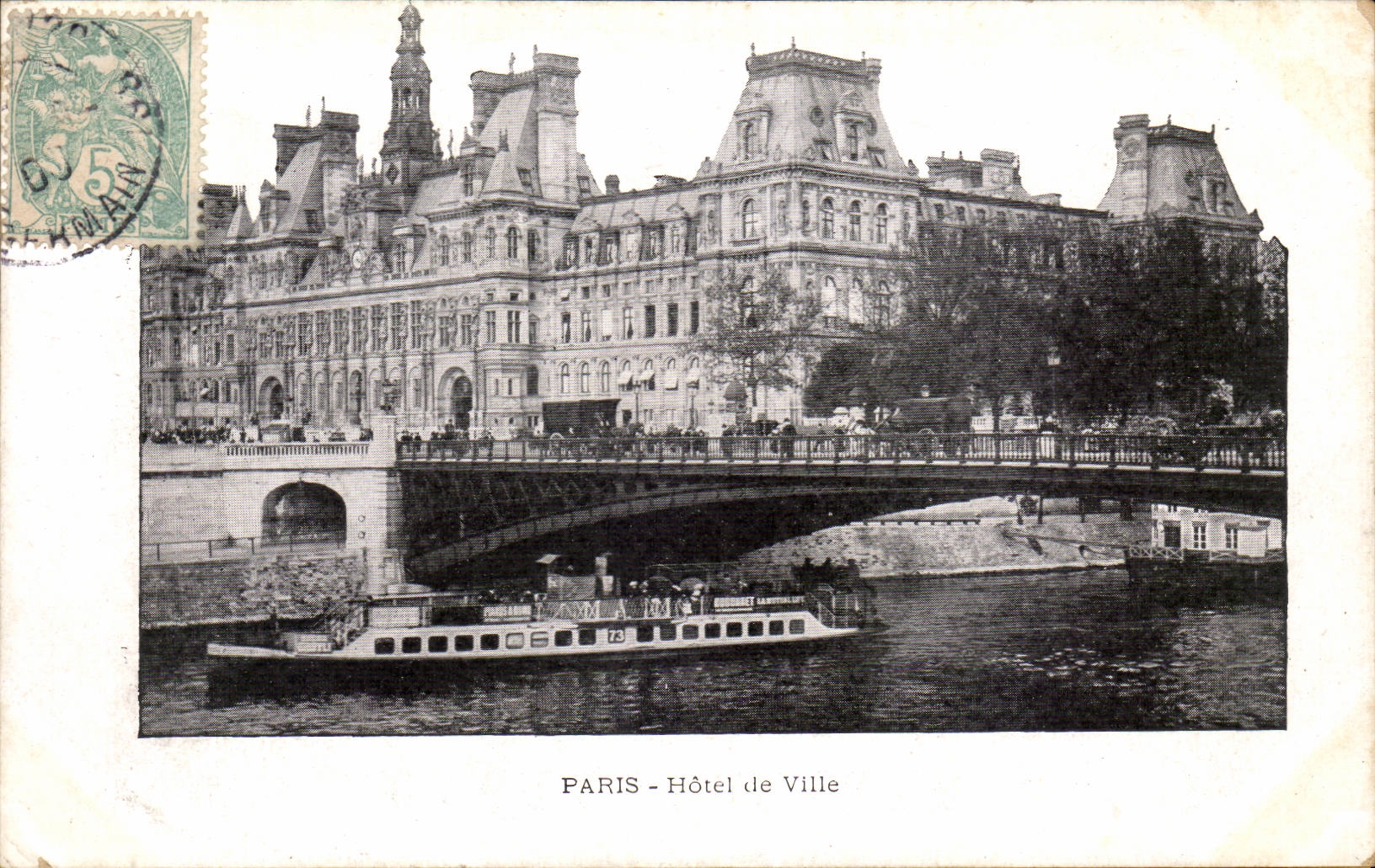 Paris - 4 - Hotel de Ville - CPA 