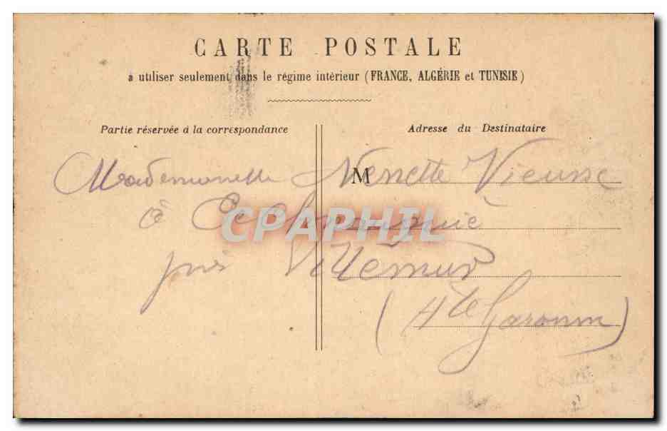 Paris - 1 - La Conciergerie - CPA  — Verso