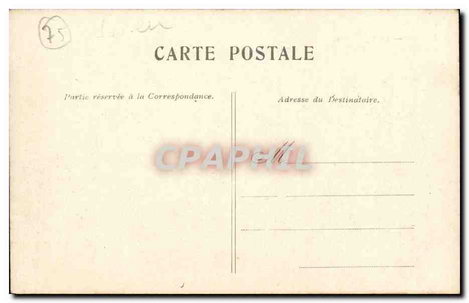 Paris — Le Trocadéro — Éditeur non identifié, n° de série non visible — Rückseite