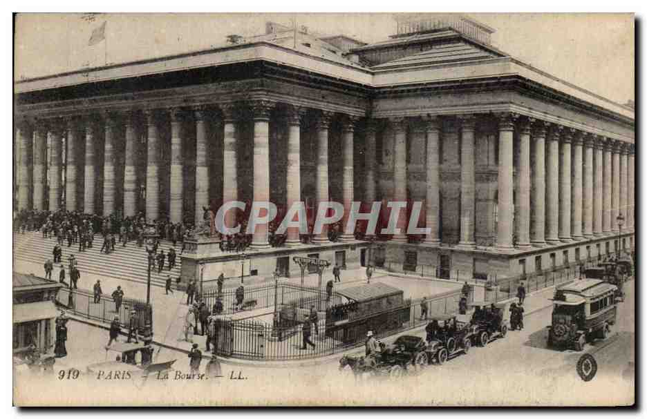 Paris - 2 - La Bourse - CPA 