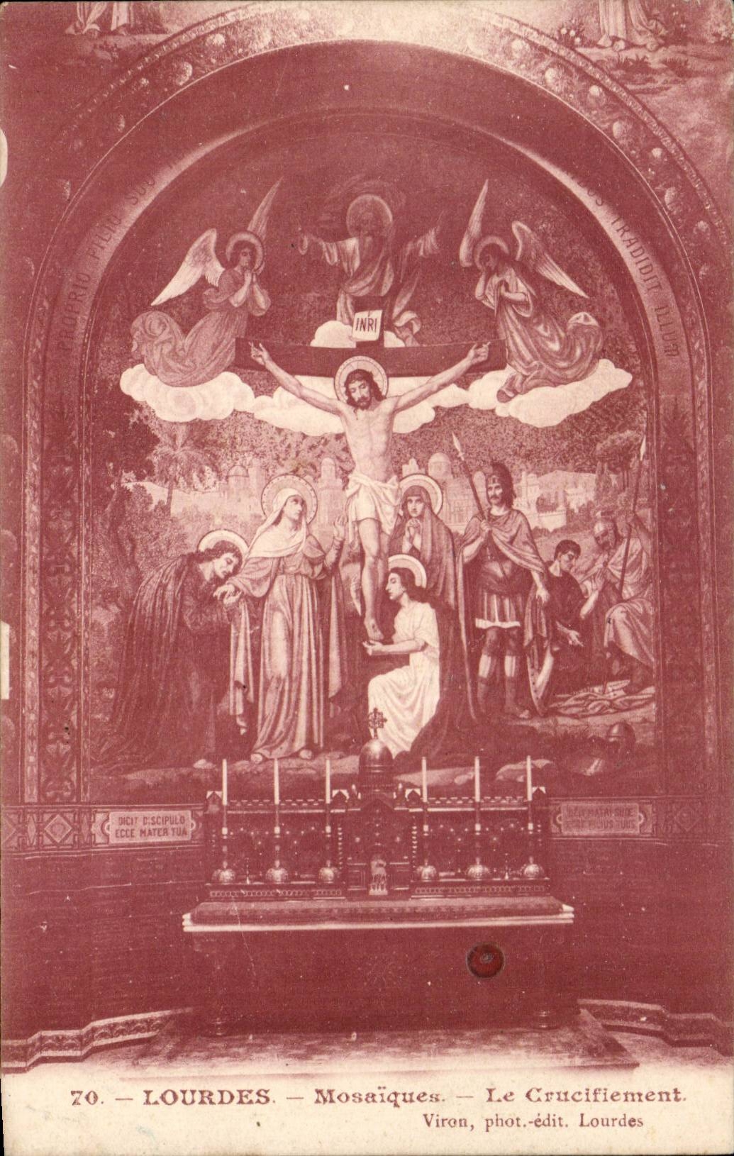 Lourdes - Faites Vos Achats - Bazar Catholiques - Rue de la Grotte - CPA 