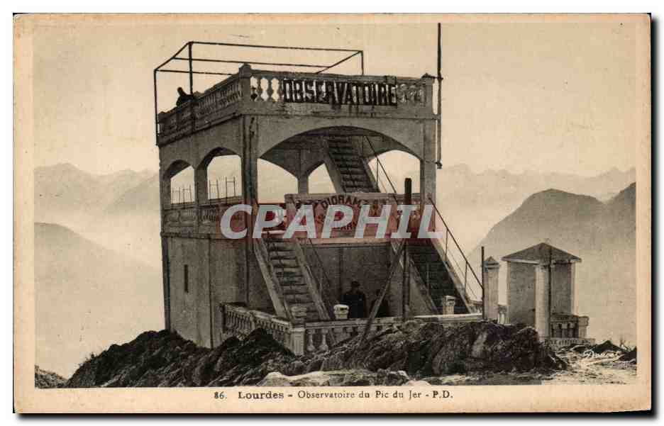 Lourdes - Observatoire du Pic du Jer CPA 
