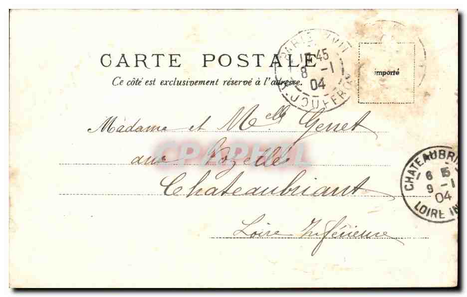 Paris - 16 - Bois de Boulogne - Perspective de l'Avenue - CPA  — Rückseite