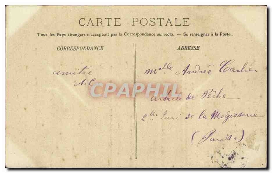 Paris - 4 - Notre Dame - Le Choeur - CPA  — Rückseite