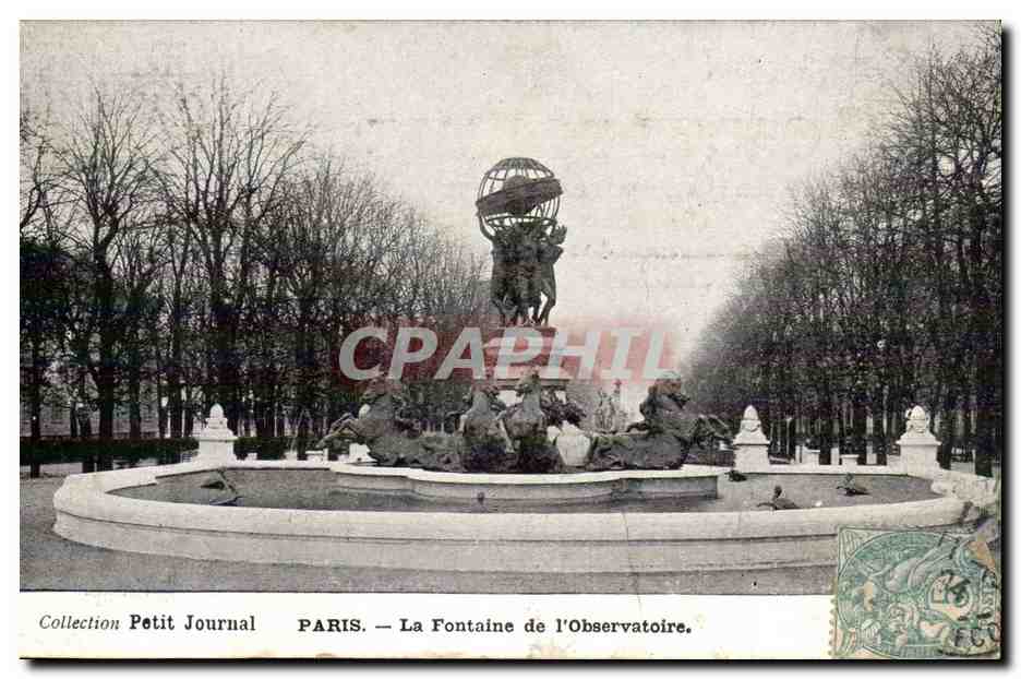 Paris - 6 - Jardin du Luxembourg - Fontaine Carpeaux - CPA 