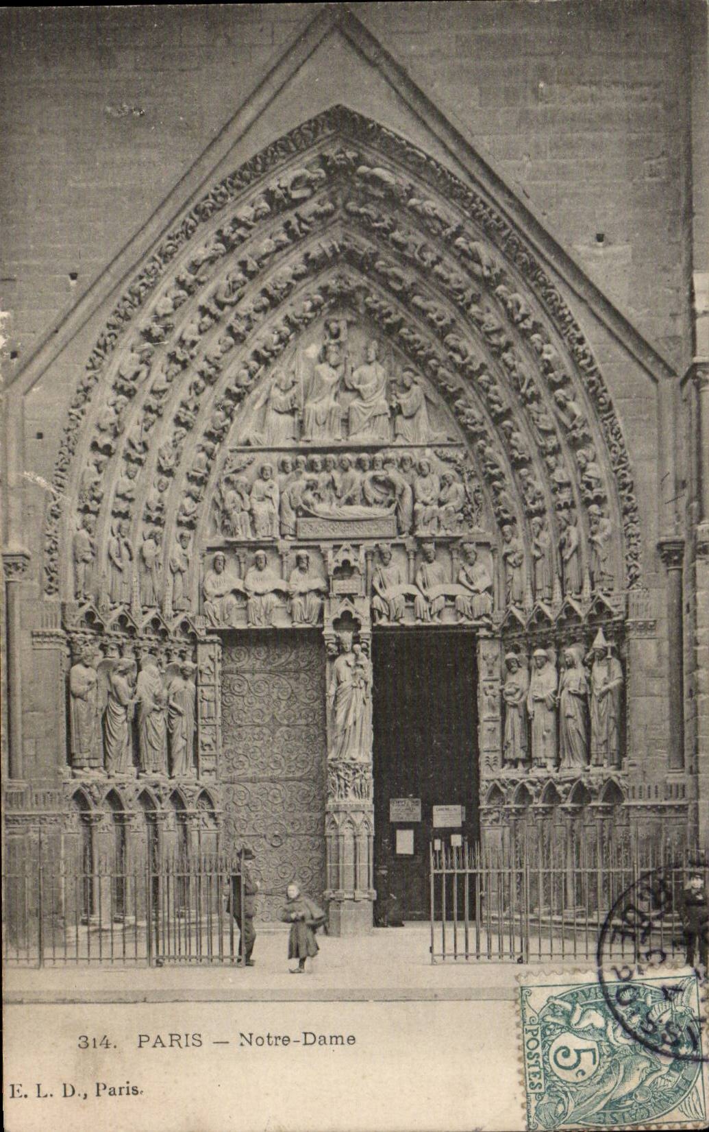 Paris - 4 - Notre Dame - CPA 
