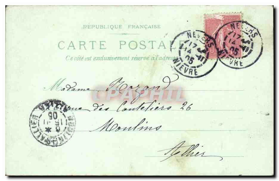 Paris - 18 - Le Moulin Rouge - Illustration - Montmartre - red mill - CPA  — Rückseite