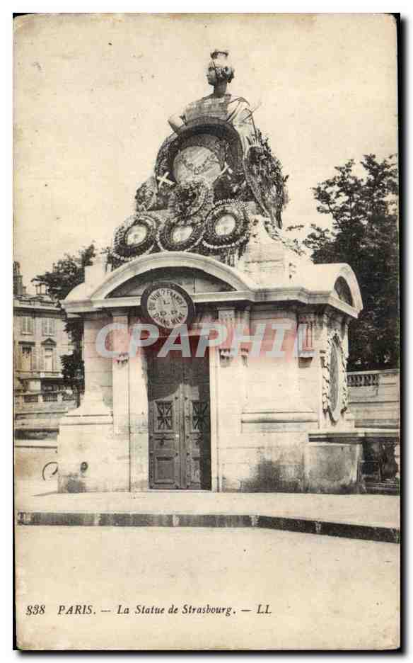 Paris - 10 - La Statue de Strasbourg - CPA - 