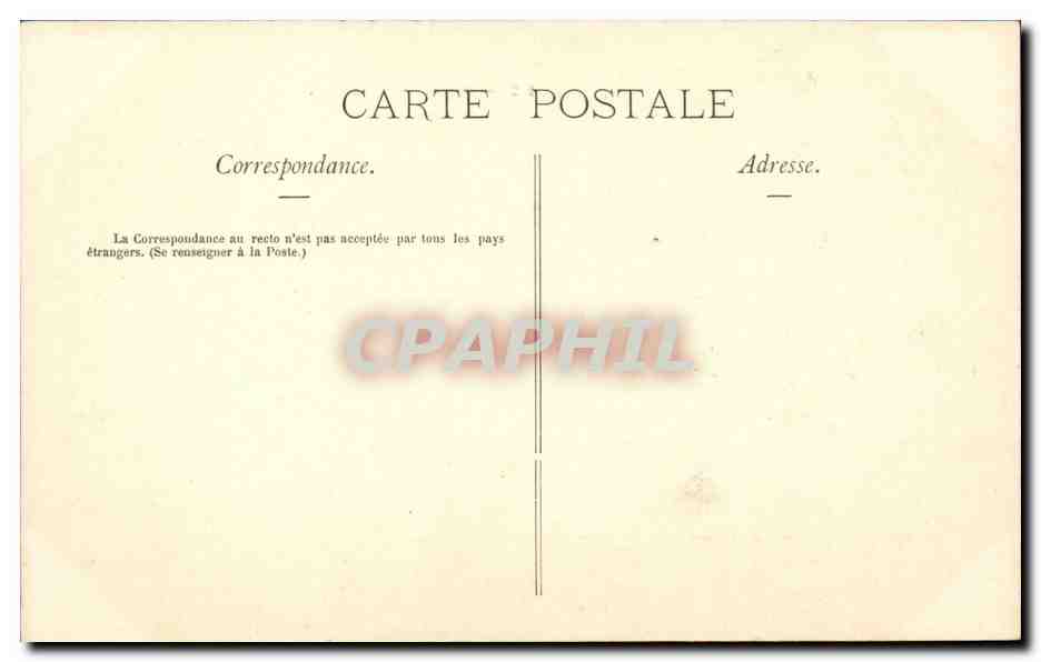 Paris - 2 - La Bourse - CPA -  — Rückseite