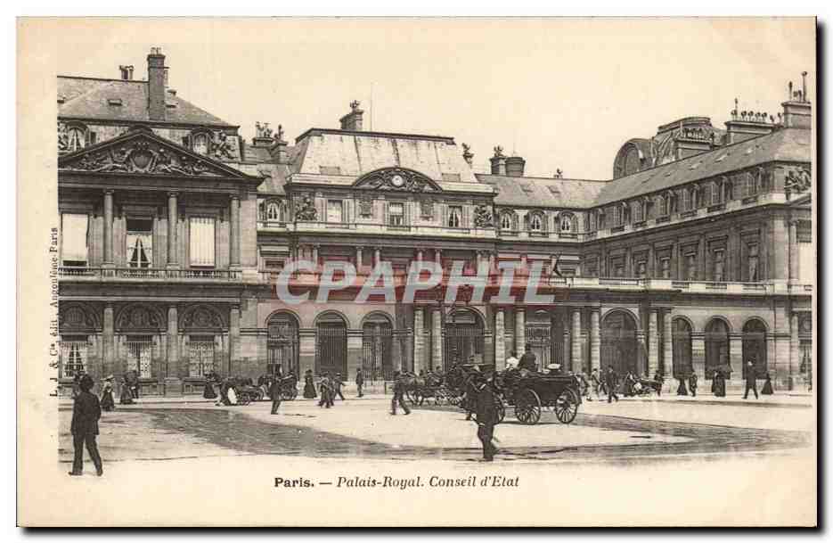 Paris - 1 - Palais Royal - Conseil d'Etat - CPA - 