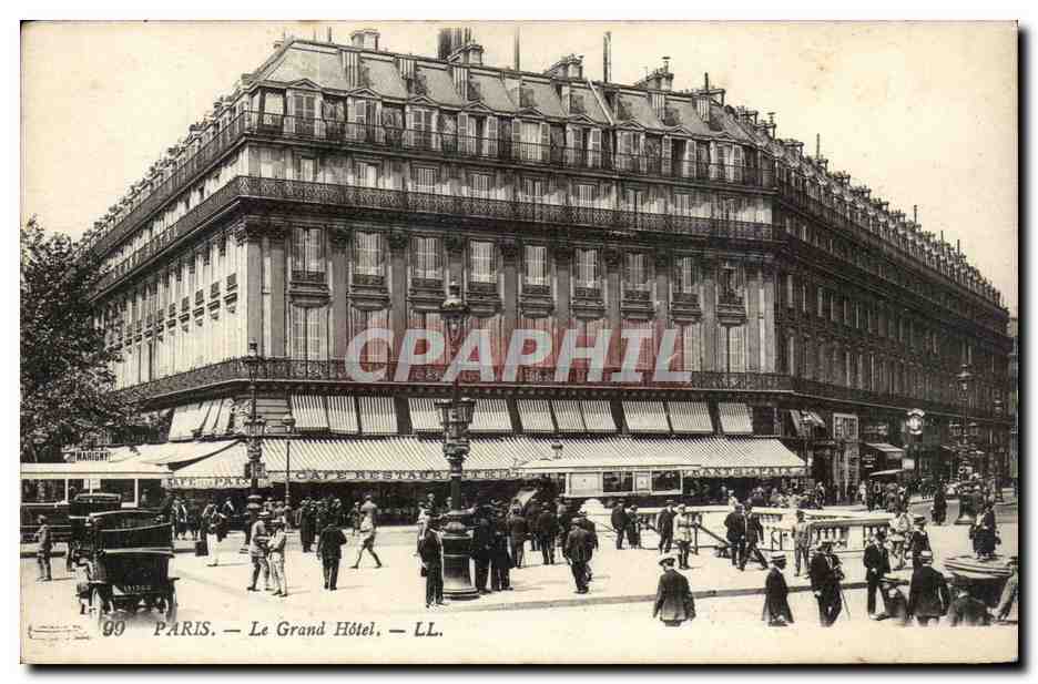 Paris - 1 - Le Grand Hotel - CPA - 