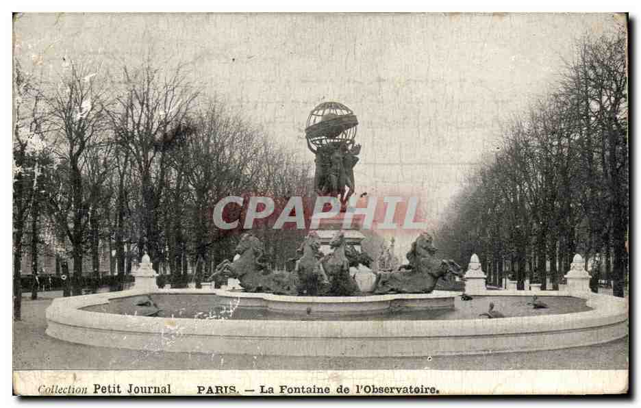 Paris - 6 - Jardin du Luxembourg - Fontaine Carpeaux - CPA - 