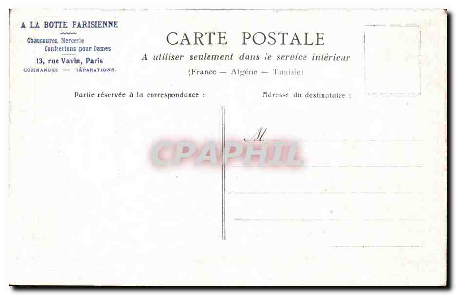 Paris - 1 - Pavillon Flore - CPA -  — Rückseite