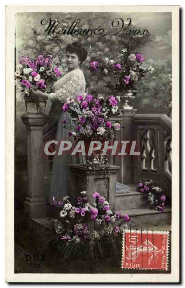 Frau mit Blumen — Unglück Neues — DUX n°20