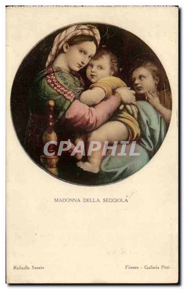 Arts - Tableaux - Madonna della Seggiola - CPA 