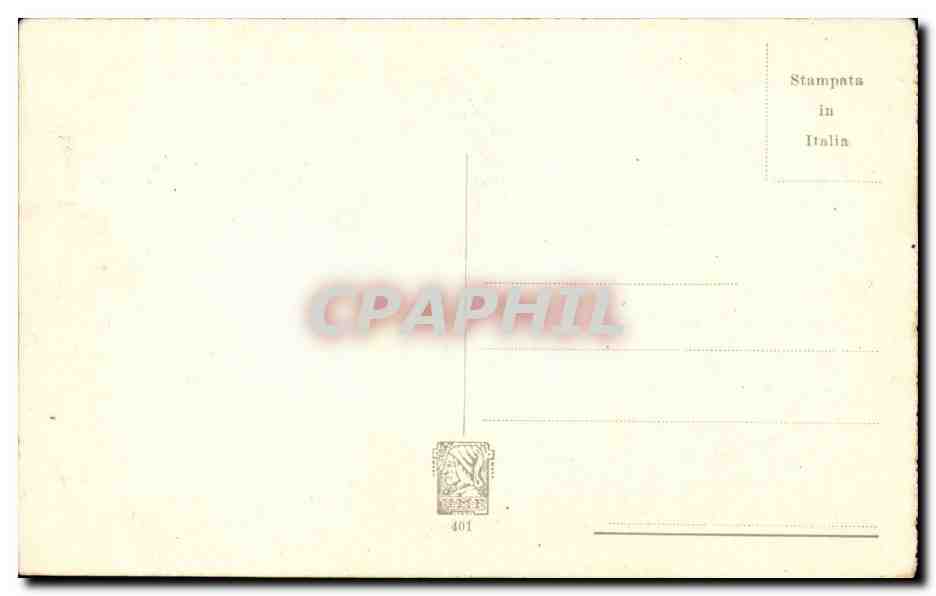 Arts - Tableaux - Madonna della Seggiola - CPA  — Verso