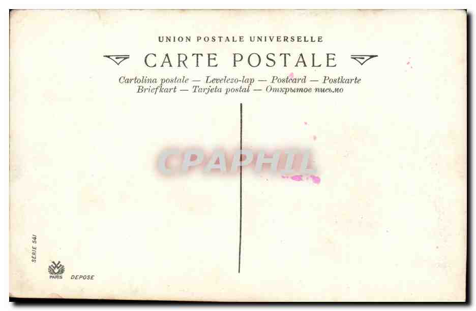 Je meurs ou je m'attache — jeune femme et colombes — Union Postale Universelle, série 541 — Reverso