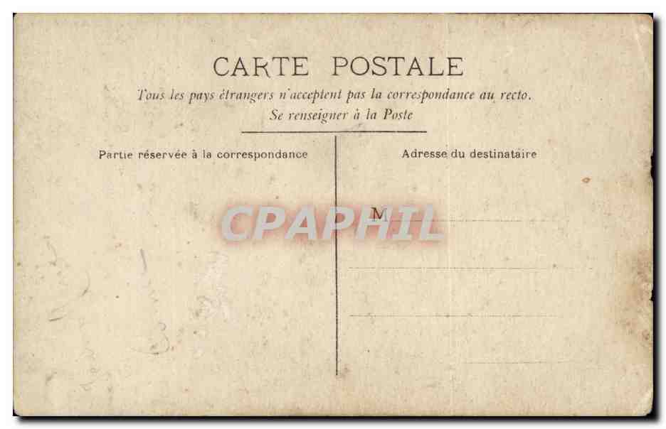 Fantaisie - CARTE PHOTO Folklore - Homme - Costumes CPA  — Rückseite