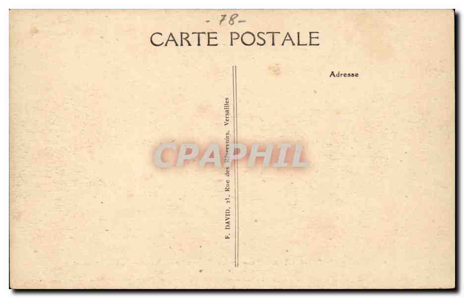 Versailles - Grandes Eaux - Au Centre - L'Enlevement - CPA  — Verso