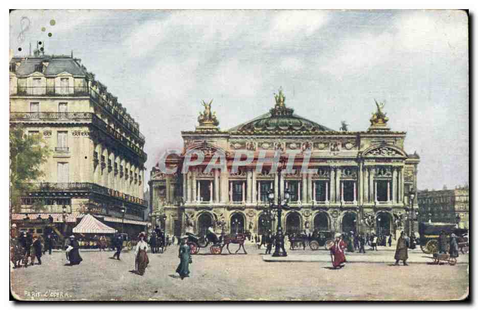 Paris - 9 - L'Opera CPA 