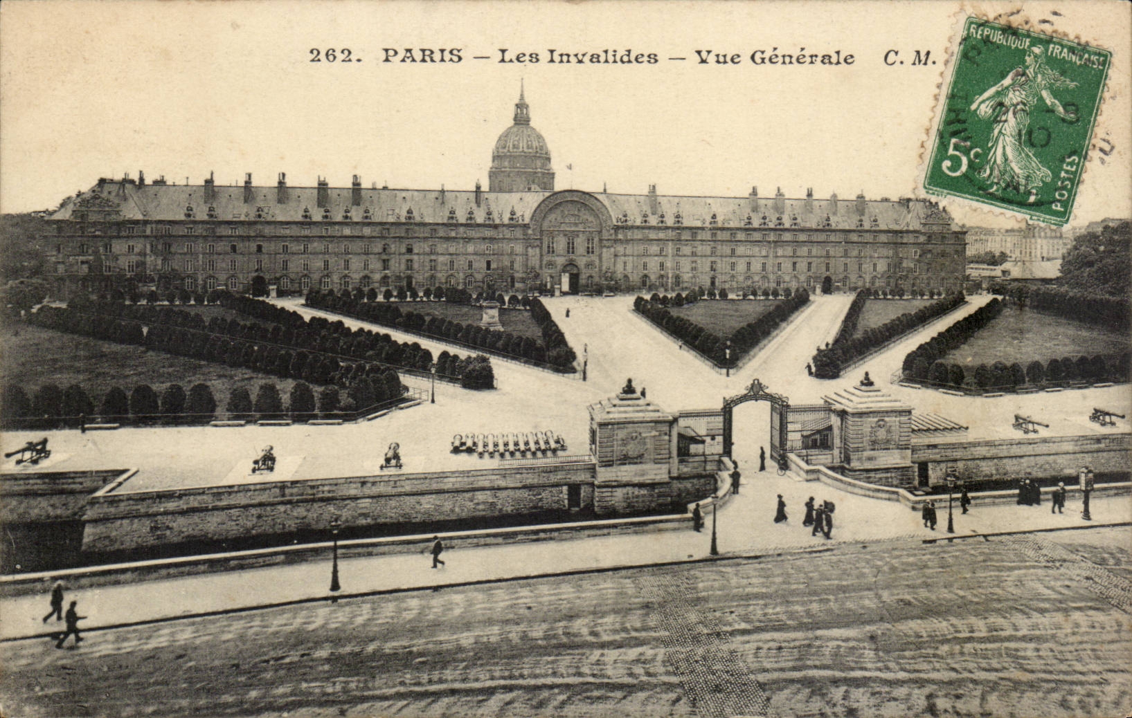 Paris - 7 - Les Invalides - Vue Generale CPA 