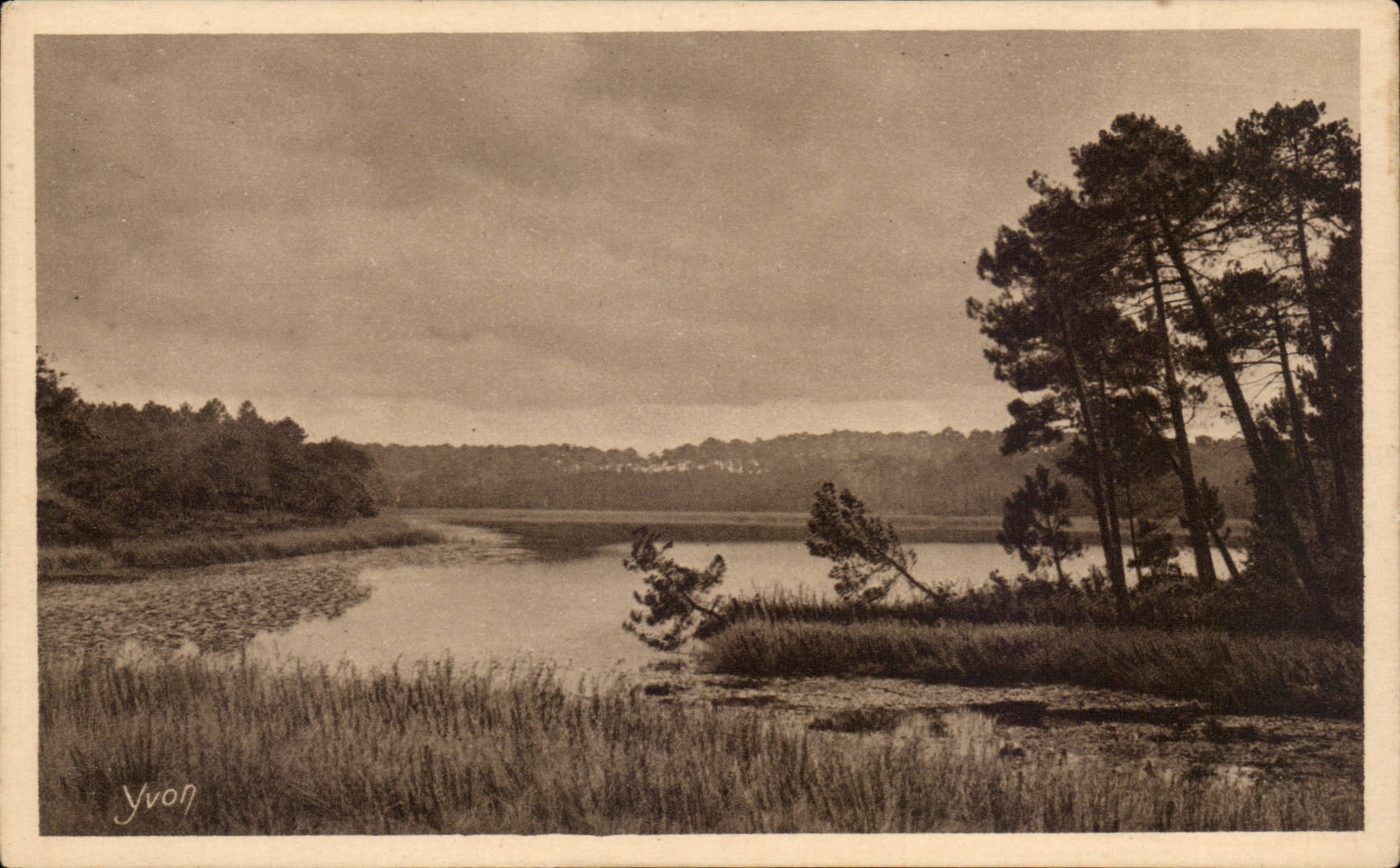 L'Etang de Moliets — Les Landes de Gascogne — Édition d'Art YVON