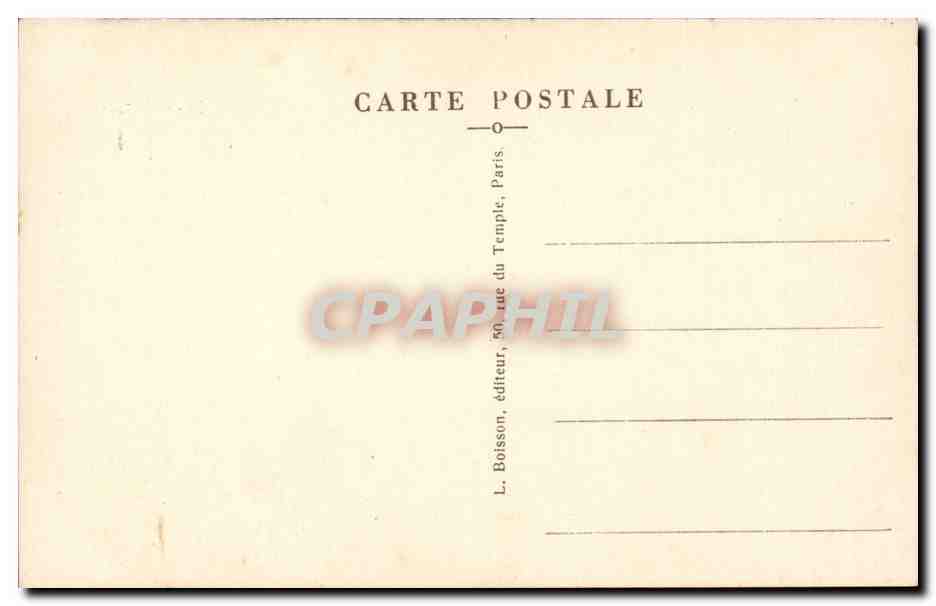 Paris - 18 - Sacre Coeur - Montmartre - CPA  — Rückseite