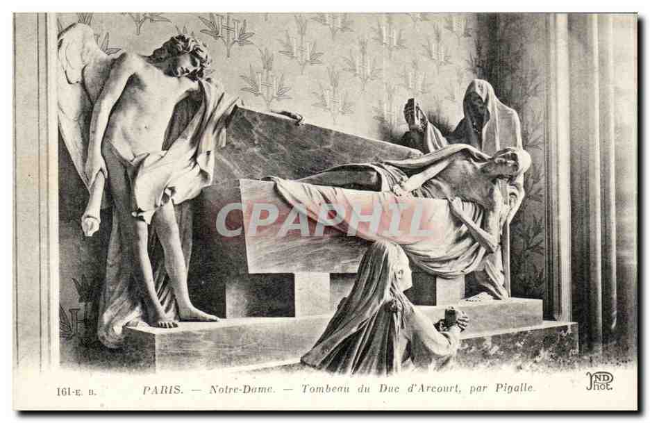 Paris - 4 - Notre Dame - Tombeau du Duc d'Arcourt - CPA 